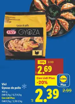 Lidl VICI Gyozas de pollo oferta