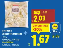 Lidl FRESHONA Alcachofa troceada oferta