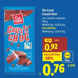 Lidl FIN CARRE Crusti Choc oferta