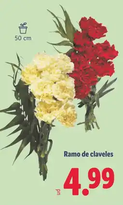 Lidl Ramo de claveles oferta