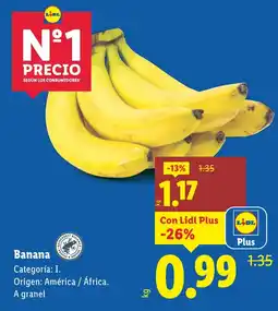 Lidl Banana oferta