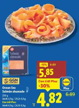 Lidl Ocean Sea Salmón ahumado oferta