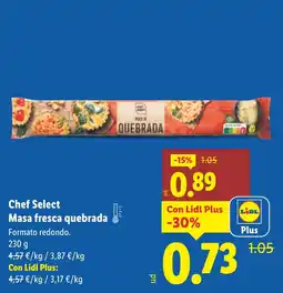 Lidl Chef Select Masa fresca quebrada oferta