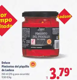 Lidl DELUXE Pimientos del piquillo de Lodosa oferta