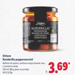 Lidl DELUXE Banderilla pepperonccini oferta