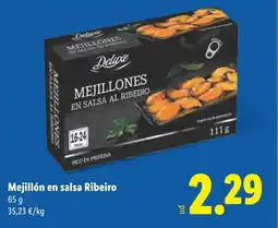 Lidl DELUXE Mejillón en salsa Ribeiro oferta