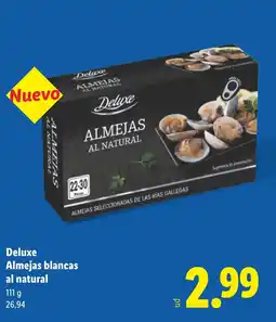 Lidl DELUXE Almejas blancas al natural oferta
