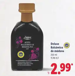 Lidl DELUXE Balsámico de módena oferta