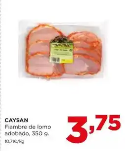 Alimerka Caysan - fiambre de lomo adobado oferta