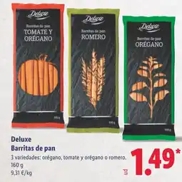 Lidl DELUXE Barritas de pan oferta