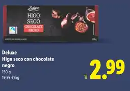 Lidl DELUXE Higo seco con chocolate negro oferta