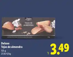 Lidl DELUXE Tejas de almendra oferta