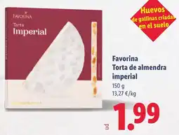 Lidl FAVORINA Torta de almendra imperial oferta
