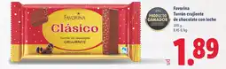 Lidl FAVORINA Turrón crujiente de chocolate con leche oferta