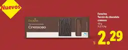 Lidl FAVORINA Turrón de chocolate cremoso oferta