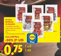 Lidl FAVORINA Bombones de chocolate oferta