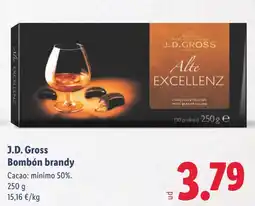 Lidl J.D.GROSS Bombón brandy oferta