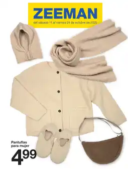 Zeeman Pantuflas para mujer oferta