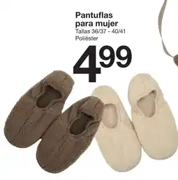 Zeeman Pantuflas para mujer oferta