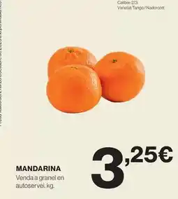 El Corte Inglés Mandarina oferta