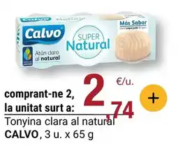BonpreuEsclat Calvo - tonyina clara al natural oferta