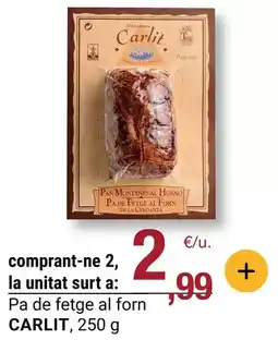 BonpreuEsclat Carlit - pa de fetge al forn oferta