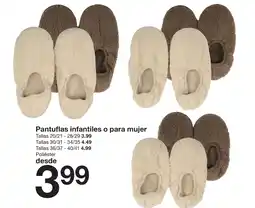 Zeeman Pantuflas infantiles o para mujer oferta