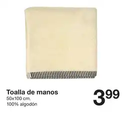 Zeeman Toalla de manos 50x100 cm oferta
