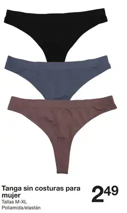 Zeeman Tanga sin costuras para mujer oferta