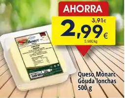 FROIZ Queso Monarc Gouda lonchas oferta