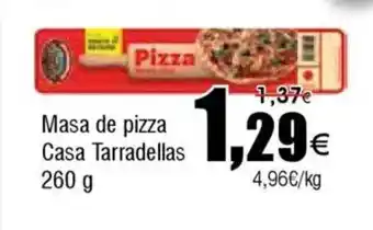 FROIZ Masa de pizza Casa Tarradellas oferta