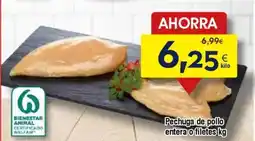 FROIZ Pechuga de pollo entera o filetes oferta