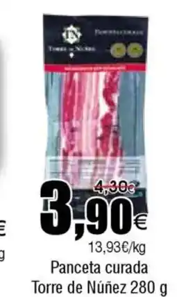 FROIZ Panceta curada Torre de Núñez oferta