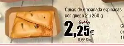 FROIZ Cuñas de empanada espinacas con queso oferta