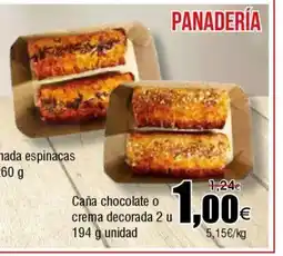 FROIZ Caña chocolate o crema decorada oferta