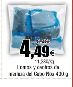 FROIZ Lomos y centros de merluza del Cabo Nós oferta