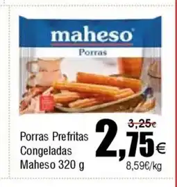 FROIZ MAHESO Porras Prefritas Congeladas oferta