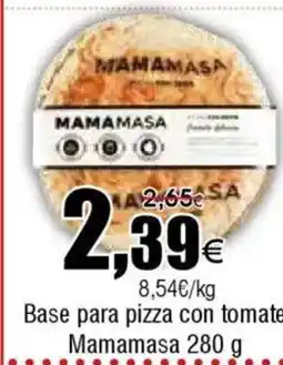 FROIZ MAMAMASA Base para pizza con tomate oferta