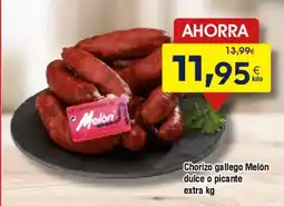 FROIZ Chorizo gallego Melón dulce o picante oferta