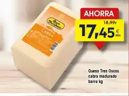 FROIZ Queso Tres Oscos cabra madurado barra oferta