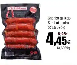 FROIZ Chorizo gallego San Luis extra bolsa oferta