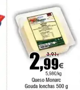 FROIZ Queso Monarc Gouda lonchas oferta