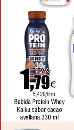 FROIZ Bebida Protein Whey Kaiku sabor cacao avellana oferta