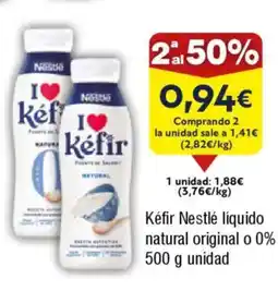 FROIZ KÉFIR Nestlé líquido natural original o 0% oferta