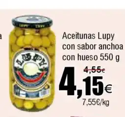 FROIZ Aceitunas Lupy con sabor anchoa con hueso oferta