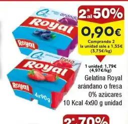 FROIZ Gelatina Royal arándano o fresa 0% azúcares oferta