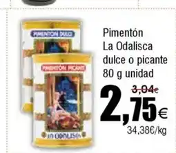 FROIZ Pimentón La Odalisca dulce o picante oferta