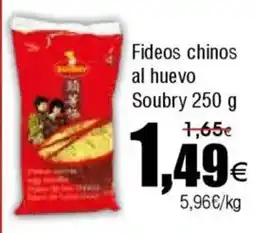 FROIZ Fideos chinos al huevo Soubry oferta