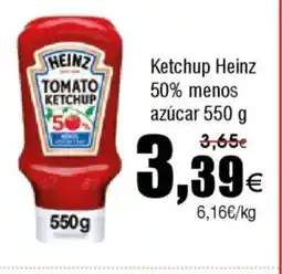FROIZ HEINZ Ketchup 50% menos azúcar oferta