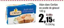 FROIZ CORTIZO Atún claro en aceite de girasol oferta